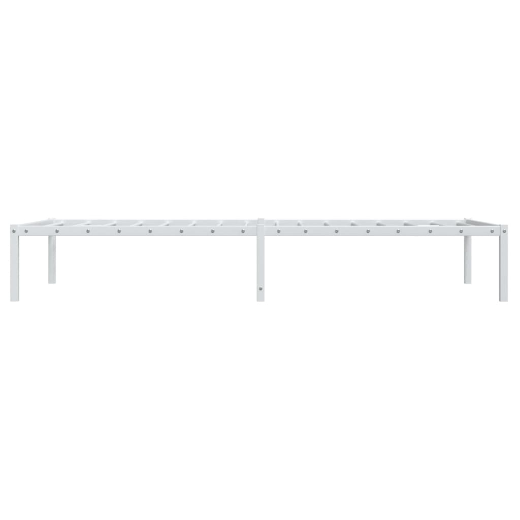 Bettgestell Metall Schwarz 75x190 cm