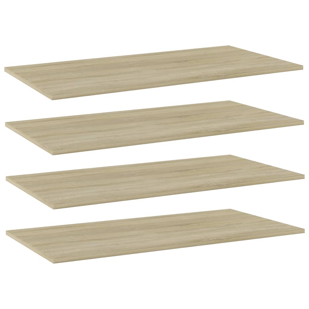 Bücherregal-Bretter 4 Stk. Weiß 40x10x1,5 cm Holzwerkstoff