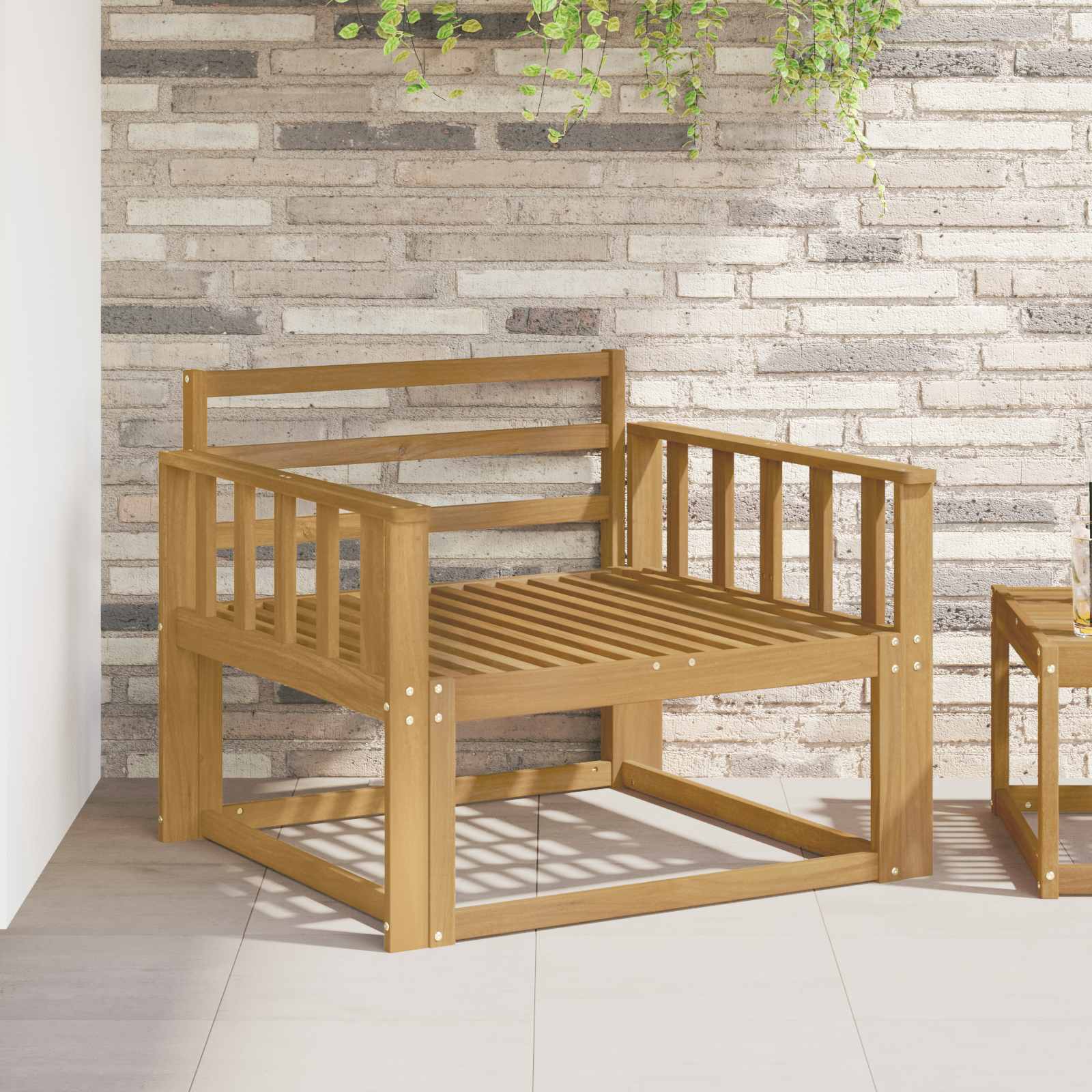 Outdoor Mittelsofa Natur