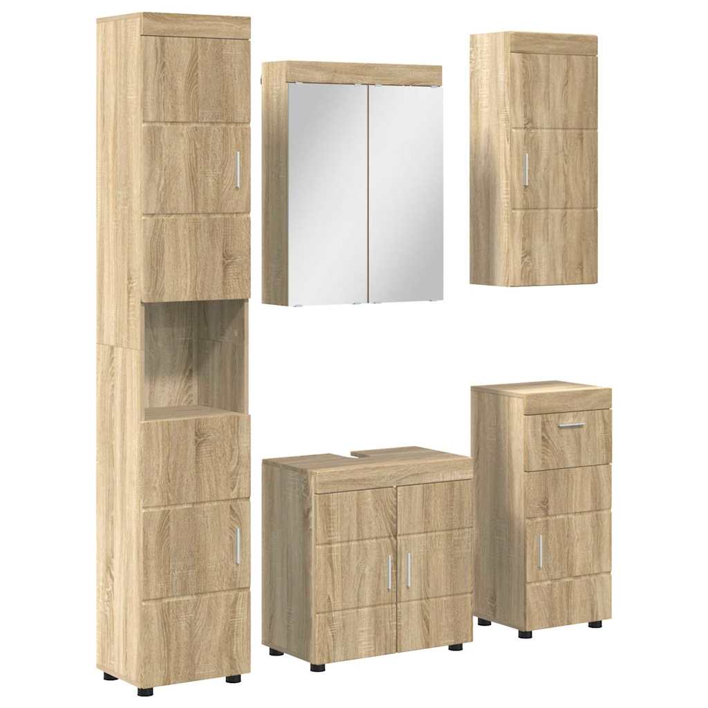 Badezimmermöbel-Set TULUM 2 pcs Weiß 60 x 34 x 63 cm