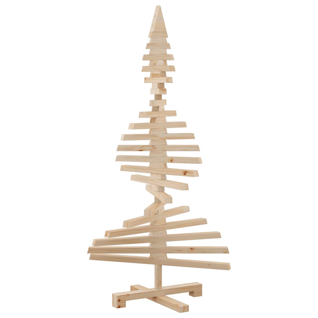 Weihnachtsbaum Holz zum Schmücken 60 cm Massivholz Kiefer
