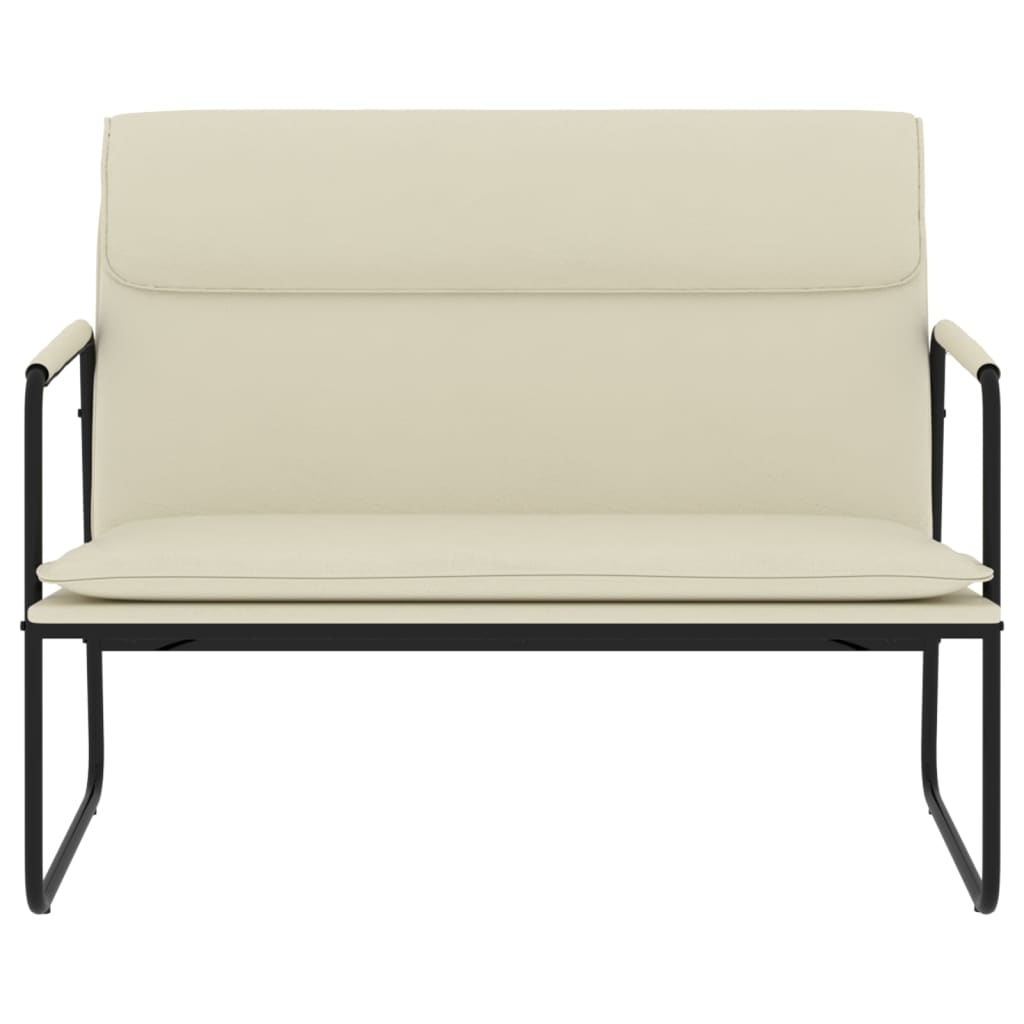 Sitzbank Grau 100x64x80 cm Kunstleder