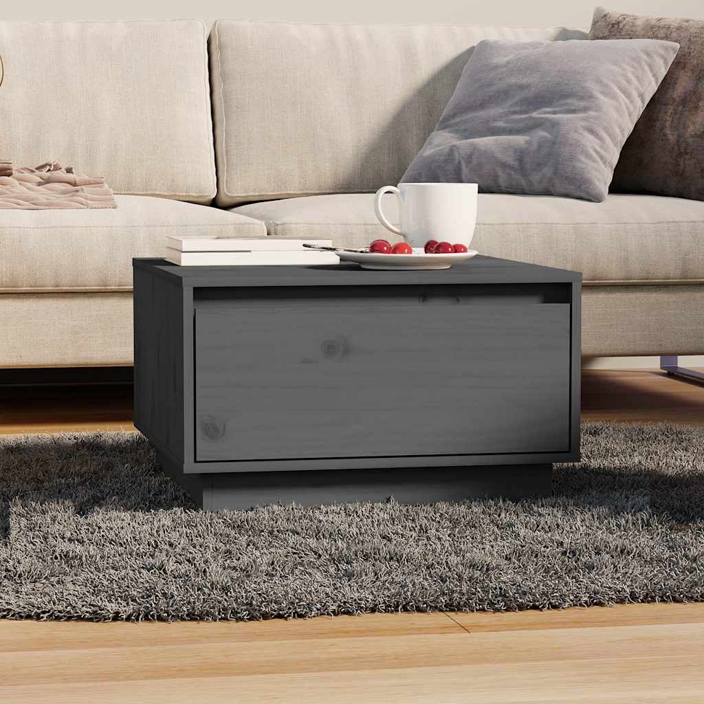 Couchtisch 55x56x32 cm Massivholz Kiefer
