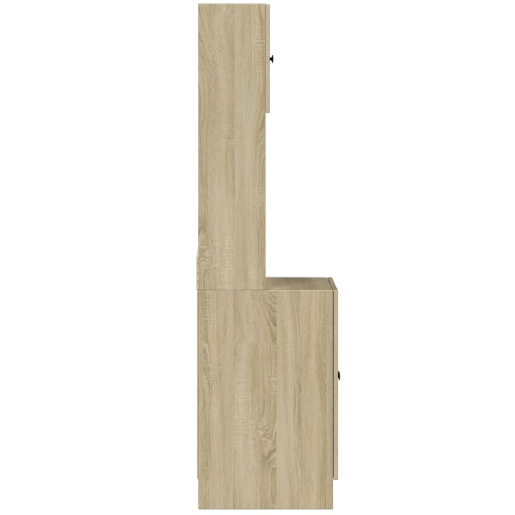 Küchenschrank Weiß 60x50x180 cm Holzwerkstoff