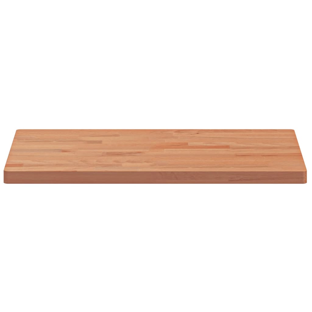 Tischplatte 80x40x1,5 cm Rechteckig Massivholz Buche