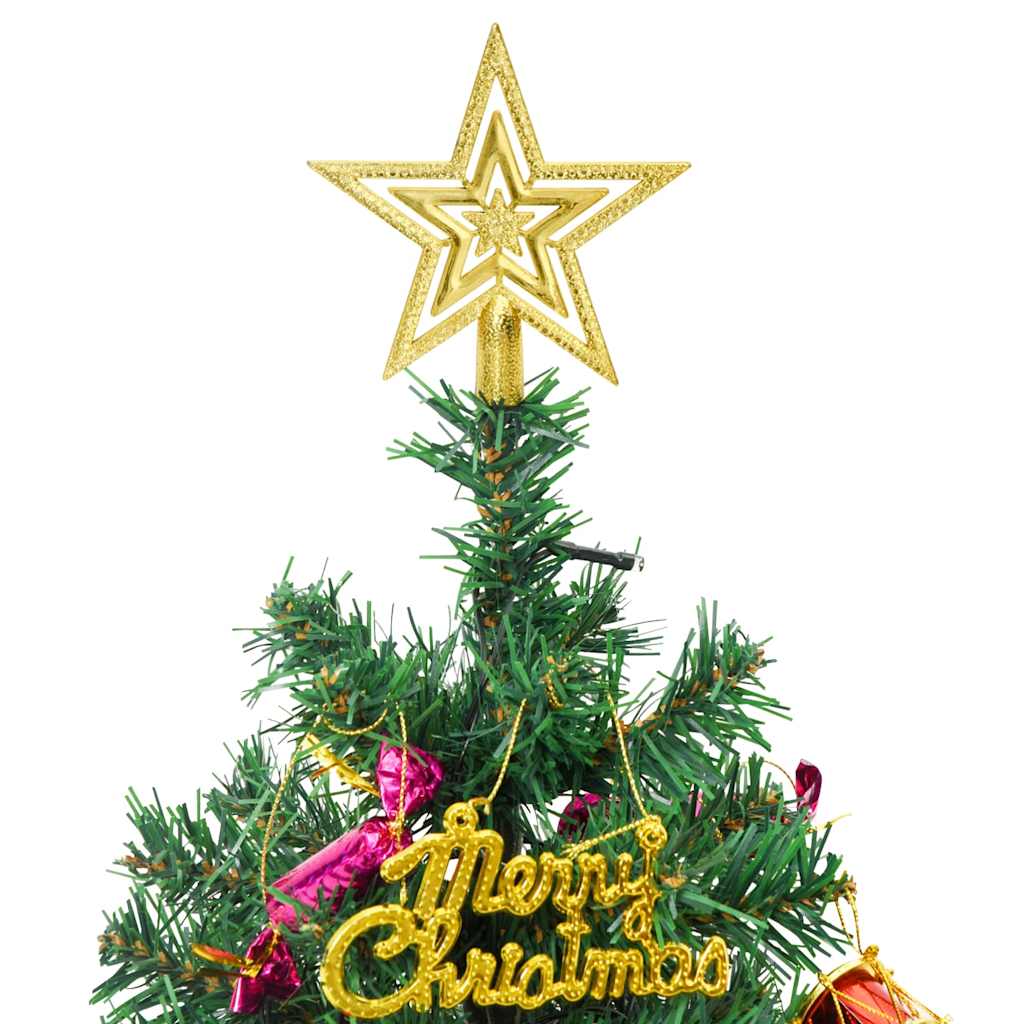 Künstlicher Mini-Weihnachtsbaum mit Beleuchtung 20 LEDs 45 cm