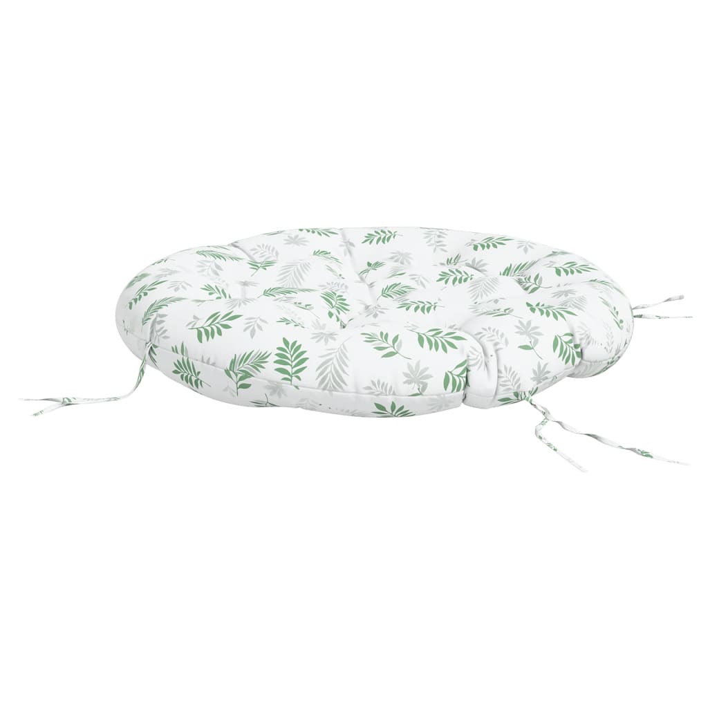 Kissen Rund Marineblau Ø 60x11 cm Oxford-Gewebe