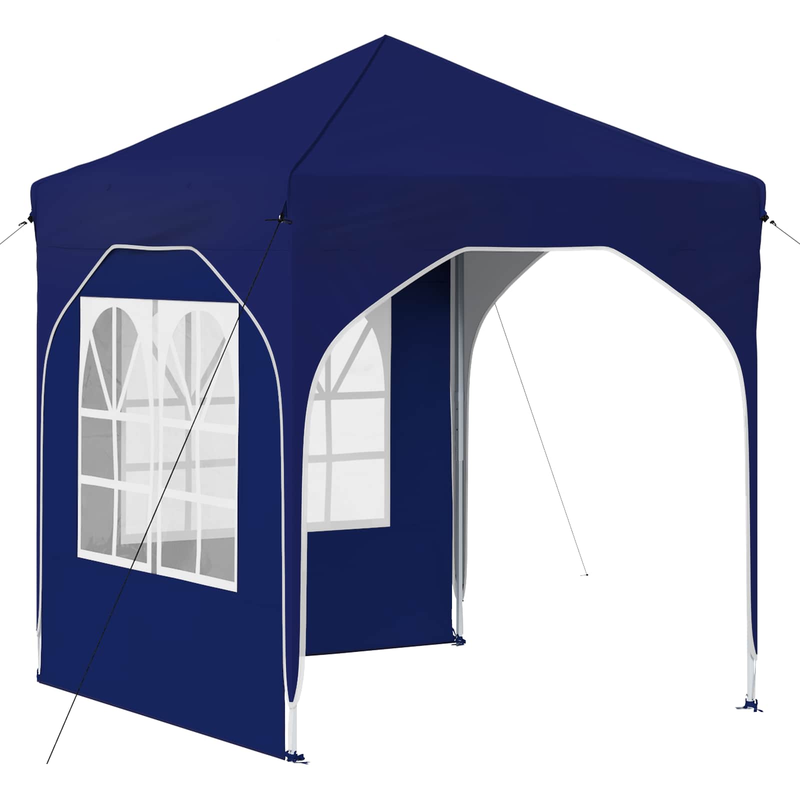 Pop-up Partyzelt 194 x 194 x 245 cm Creme