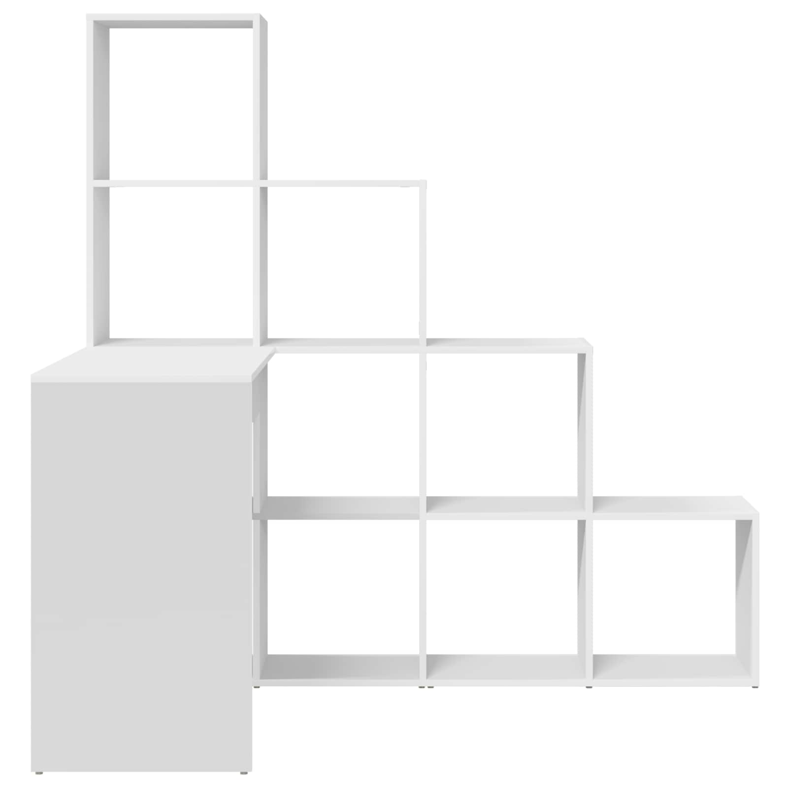 Eck-Schreibtisch Schwarz Eichen-Optik 101,5 x 149,5 x 149,5 cm