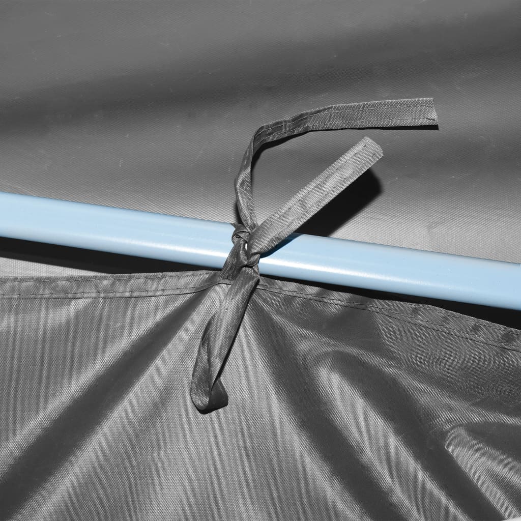 Faltzelt Partyzelt Pop-Up mit 8 Seitenwänden 870x291x315 cm Creme