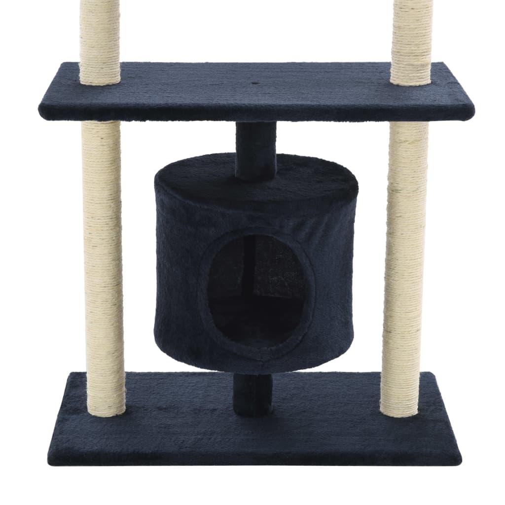 Katzen-Kratzbaum Sisal 95 cm Grau