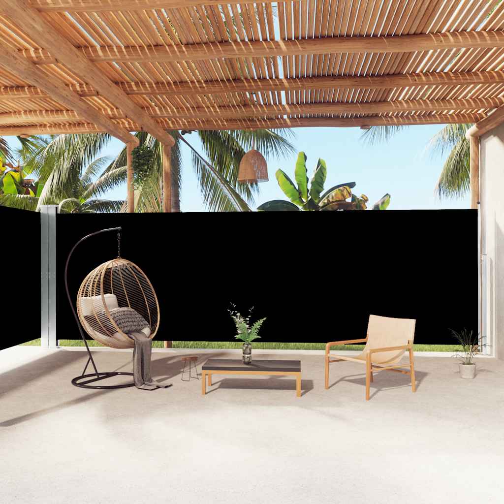 Ausziehbare Seitenmarkise 160×600 cm Braun