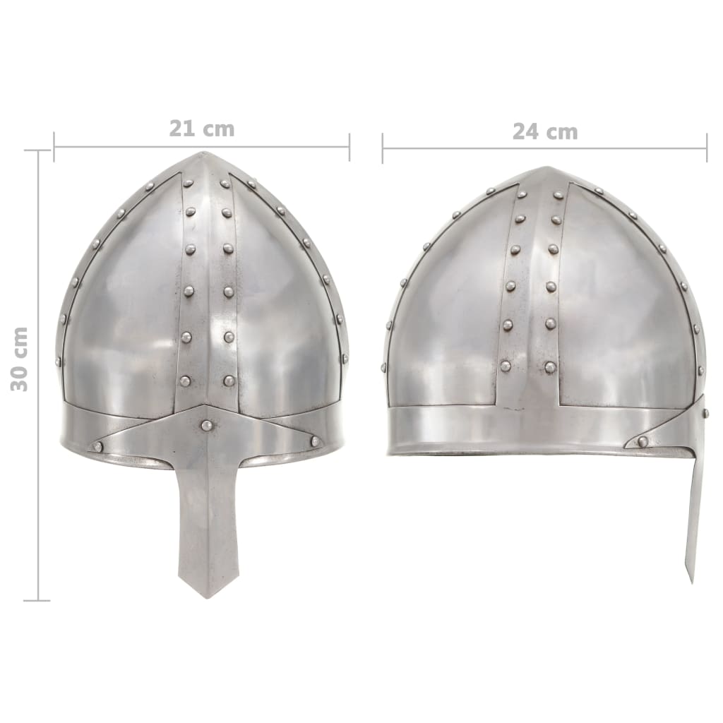 Preußische Pickelhaube Antik Replik für LARP Schwarz Stahl