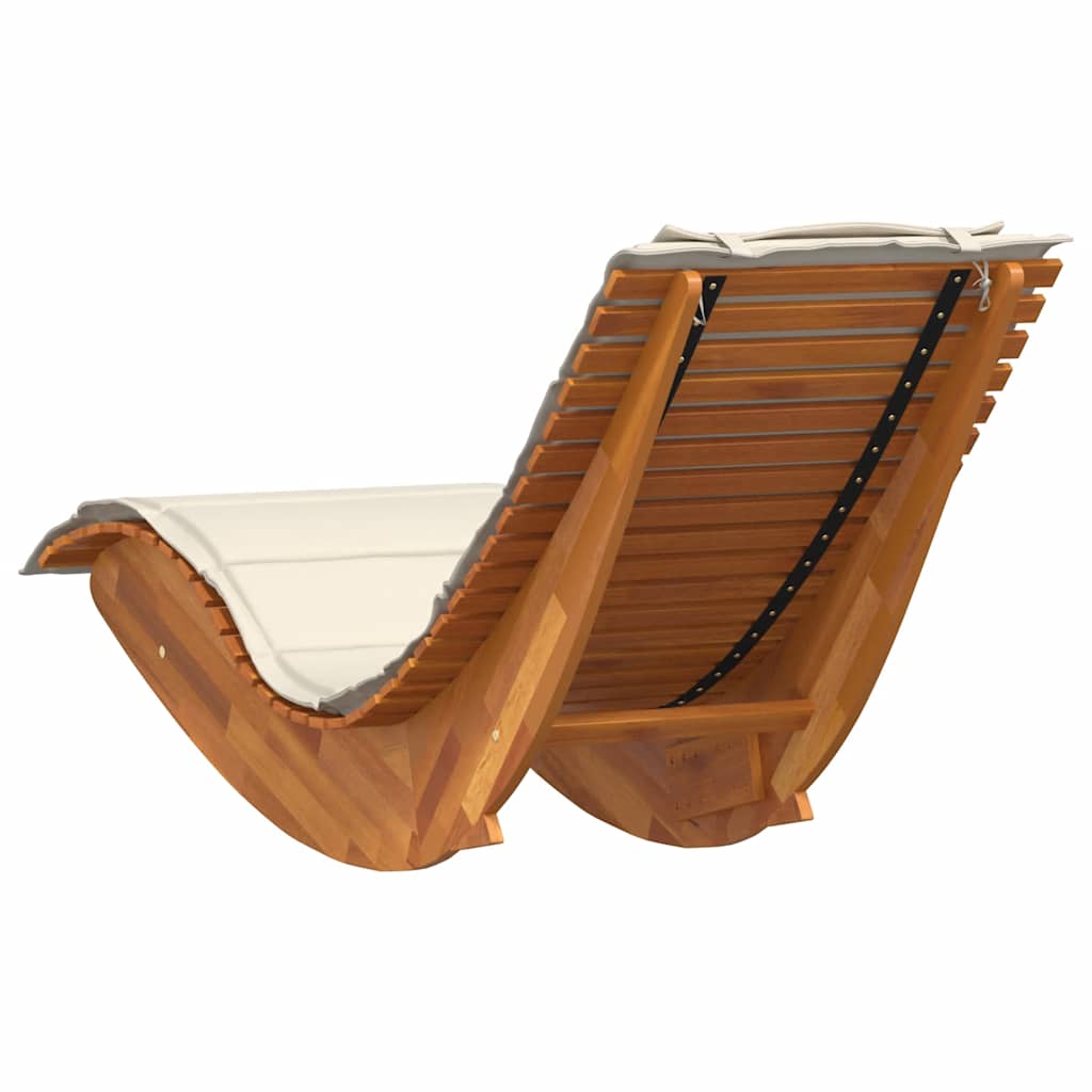 Schaukelstühle Sonnenliegen 2 Stk. Akazienholz