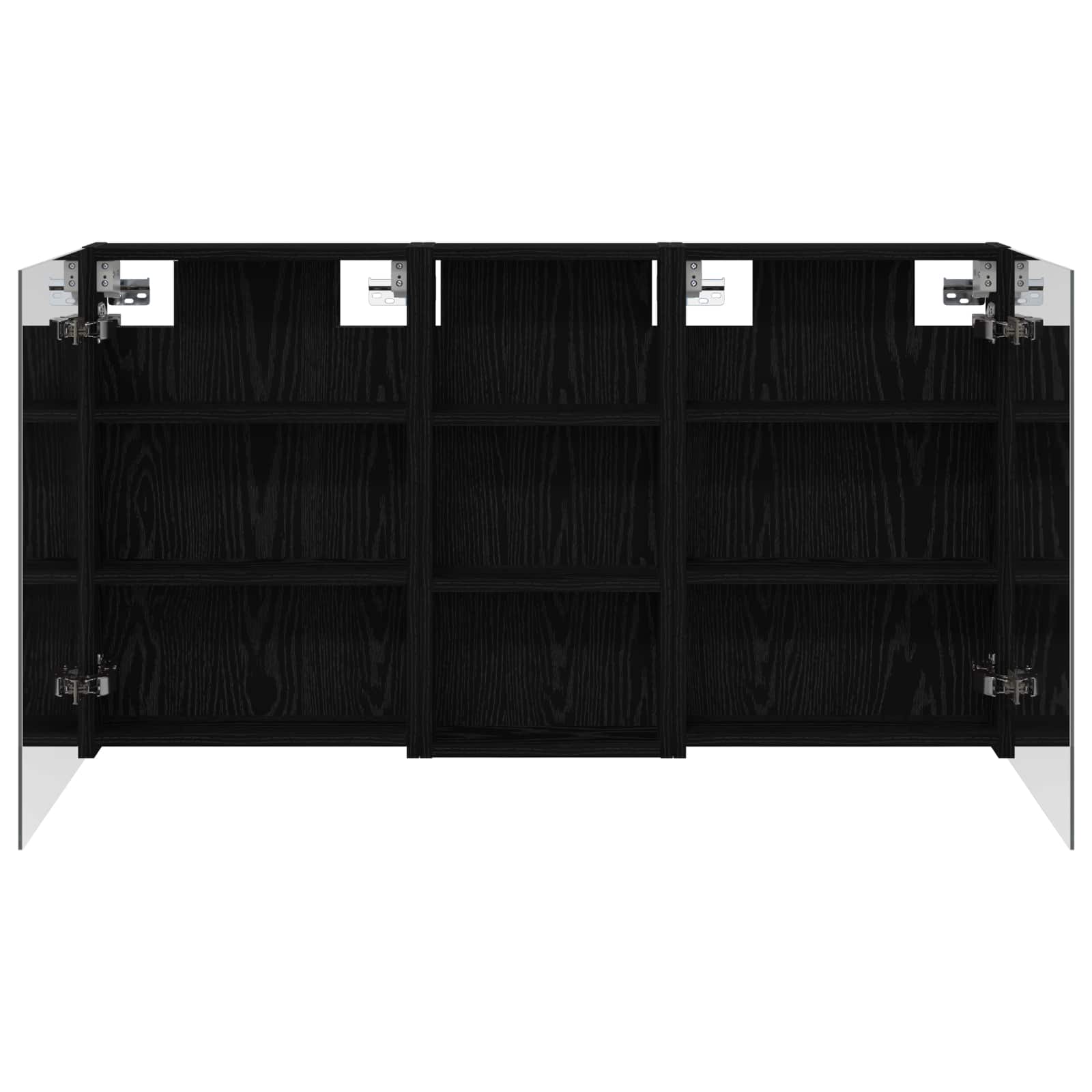 Badezimmerschrank-Set 3 pcs 80 x 10,5 x 50 cm Holzwerkstoff