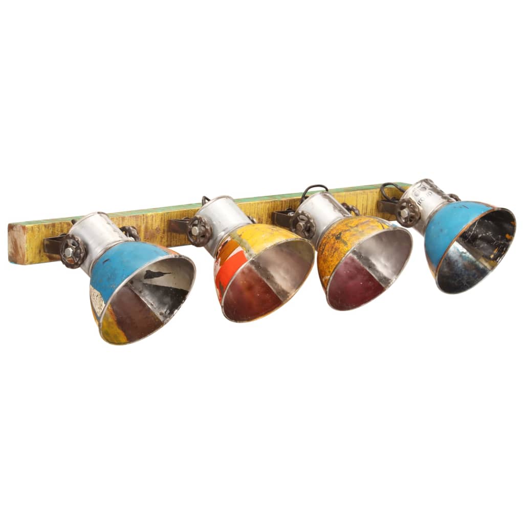 Wandlampe Industriestil Silbern 45x25 cm E27