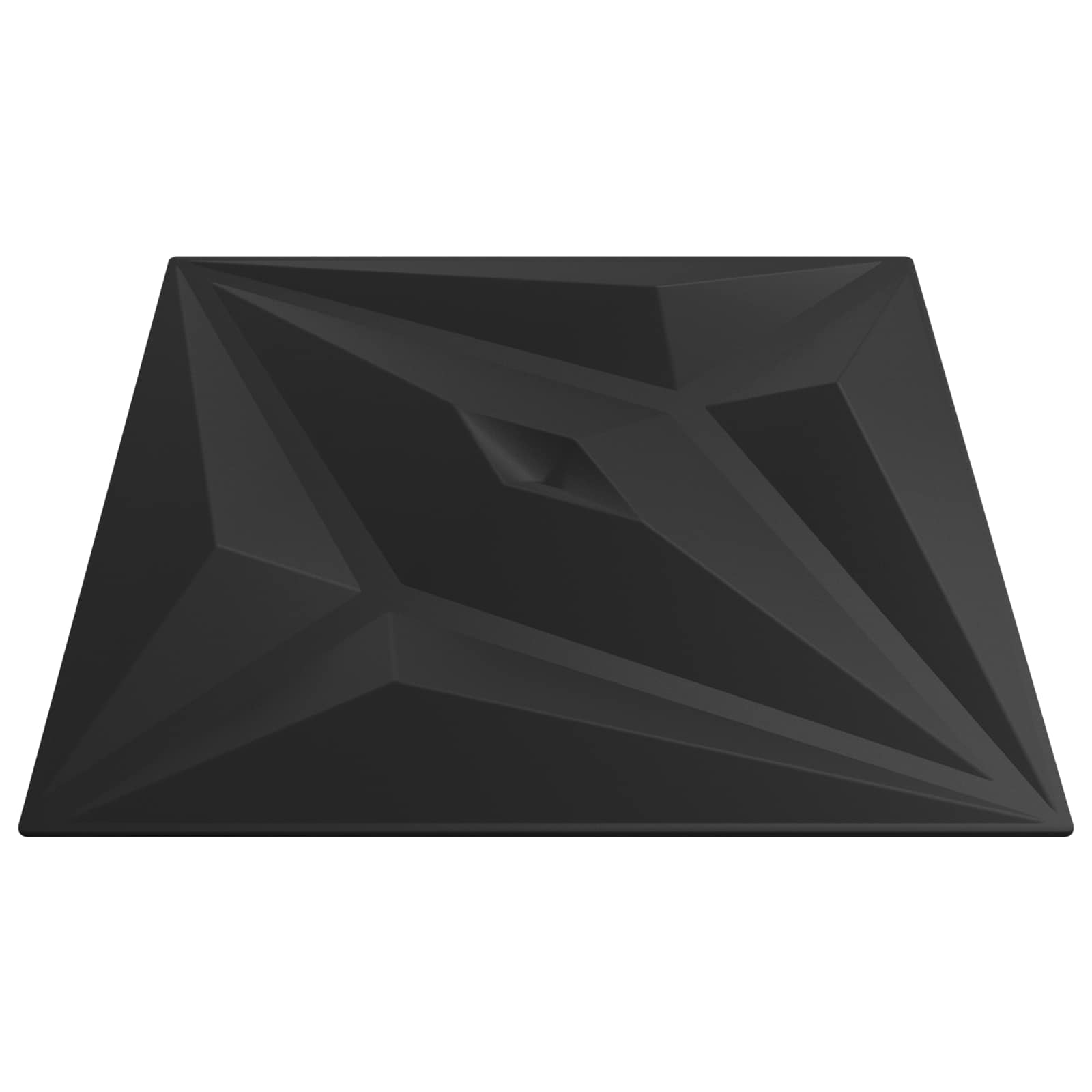 Wandpaneele 12 pcs Diamant Weiß 50 x 50 cm XPS Schaum