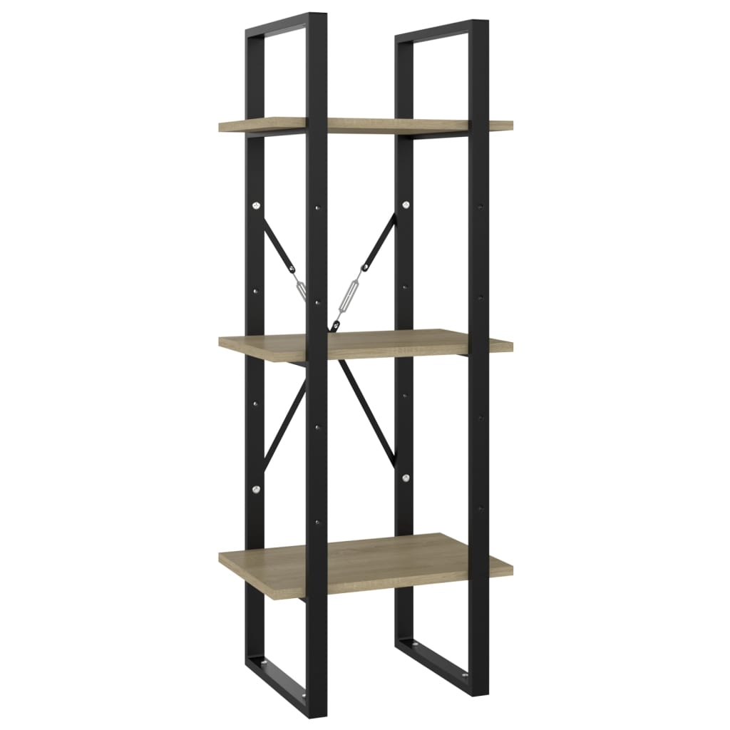 Bücherregal 5 Fächer Weiß 40x30x175 cm Holzwerkstoff