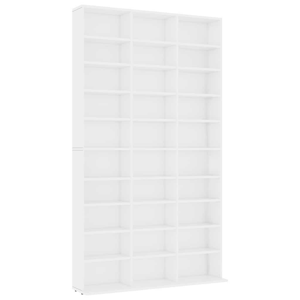 CD Regal Schwarz Eichen-Optik 101 x 23 x 177,5 cm Holzwerkstoff