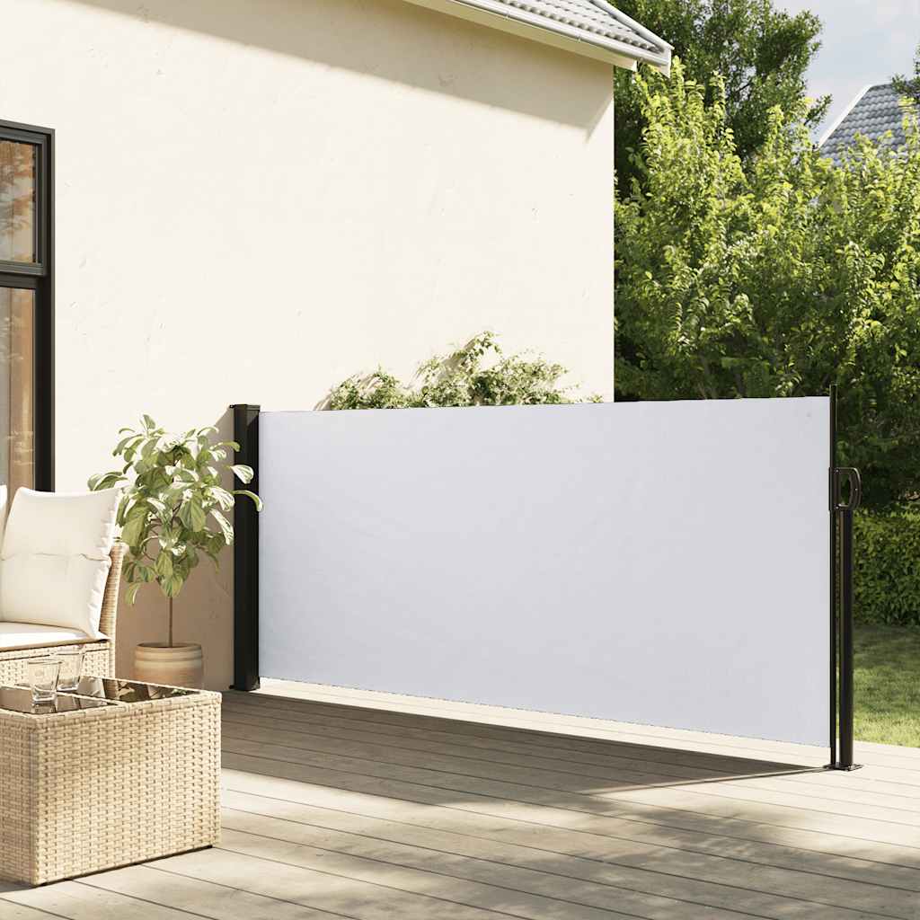 Seitenmarkise Ausziehbar Schwarz 100x300 cm