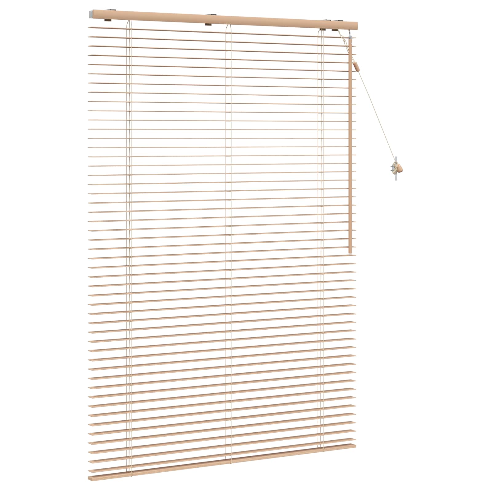 Jalousie Eichenoptik 40 x 130 cm 35 mm Massives Paulownia-Holz