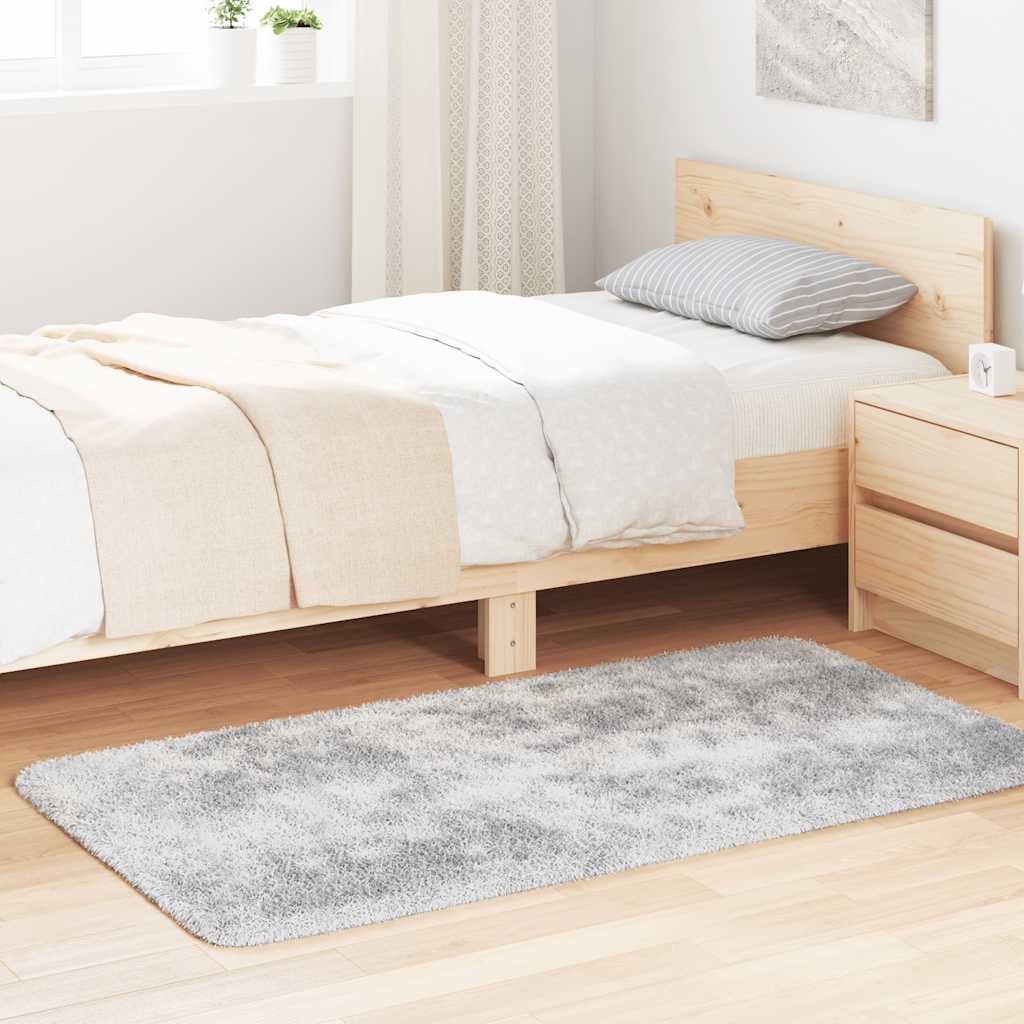 Teppich Shaggy Hochflor NAVARRA Beige 60x100 cm Polyester