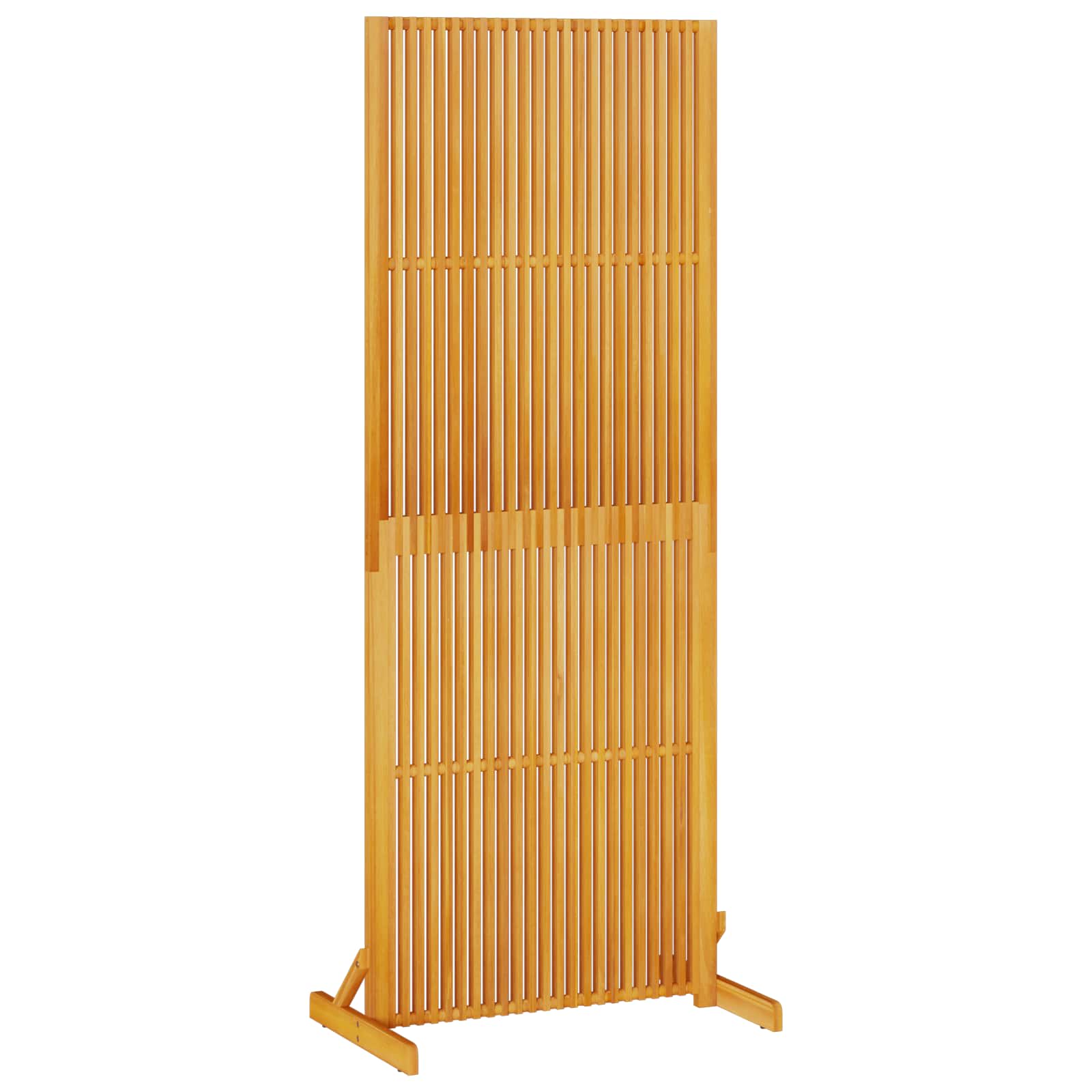 Sichtschutz Braun 79,5 x 50 x 110 cm Massivholz Akazie