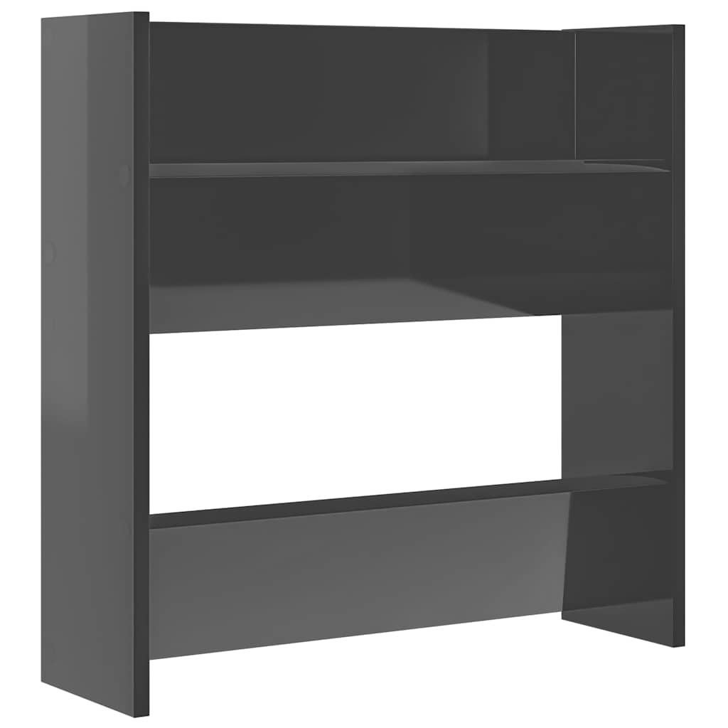 Wand-Schuhschränke 4 Stk. Weiß 60x18x60 cm Holzwerkstoff