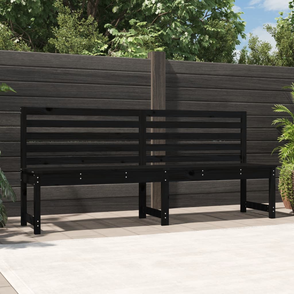 Gartenbank 109 cm Massivholz Kiefer