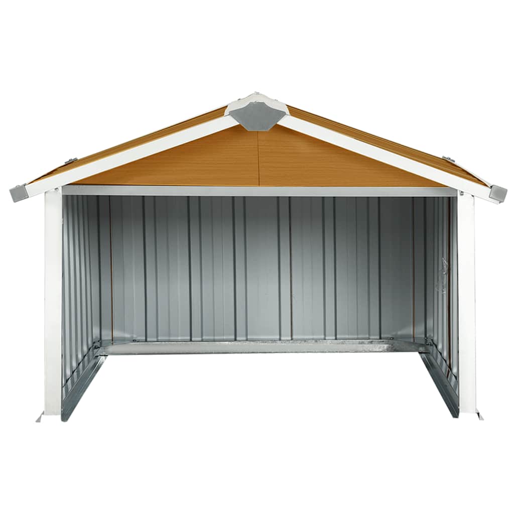 Rasenmäher Garage 92x97x63 cm Verzinkter Stahl Grün